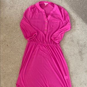 Lilly Pulitzer Beckett cinch waist shirt dress